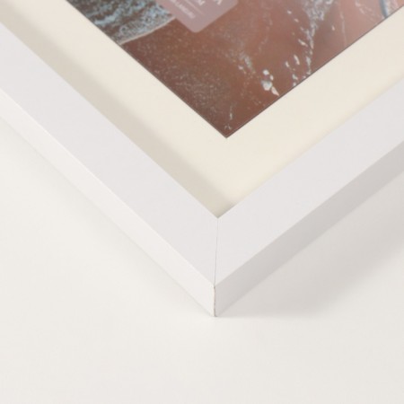 Photo frame MDF in 1 photo 13x18 cm with Passparte "Felithe" white 2x23x28 cm-2