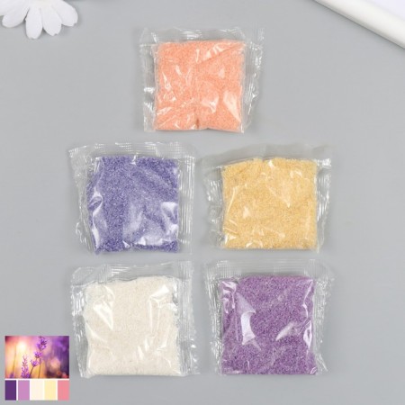 Set of colored sand No. 8, 5 colors, 20 g each