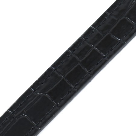 Collar "Infinity" 45 x 2 cm, Osh 31-40, artificial leather, black-5