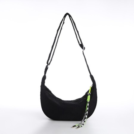 Women's bag over the shoulder, black color 30*14*10 cm-1