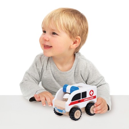 Wooden toy Miniworld "Ambulance"-2