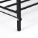 LAKSI shoes stand, 640x310x460, black matte/flax sifter