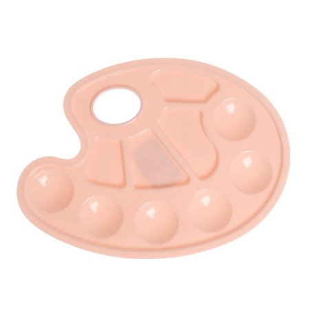 Oval palette, 10 cells, "Istanm", 3 colors, mix-3