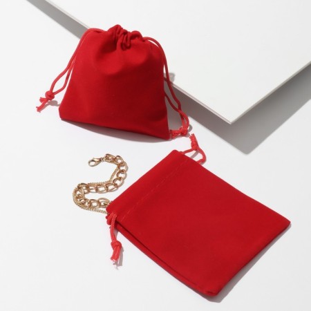 Velvet bag "Assorted", 9 × 10, color mix-1