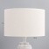 Josephine table lamp E27 40W white 25x25x40.5 cm Risalux