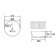 ABBER Bequem AC2114 sink, invoice, 415x415x120 mm, white