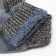 Socks children's woolen textured knitting color Blue, size 16