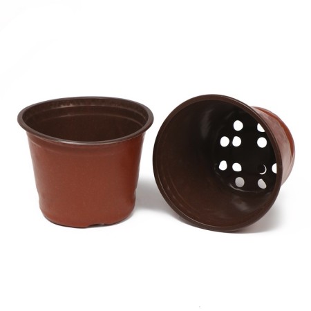 Pot for seedlings, 1 l, d = 15 cm, h = 9.5 cm, Greengo-7