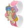 Watch of washing electronic, children, "unicorn", strap L-22.5 cm