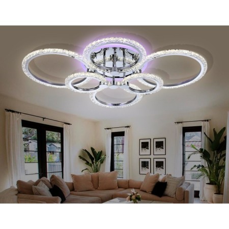 LED ceiling LED with Ambrella Light, Original, Fa413, 6xLED, 132 W, 9900LUM, 3000-6400K, Chroma, Transparent, Transparent-4