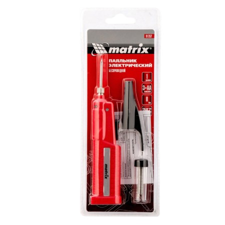 Wireless soldering iron MATRIX 91352, 8 W, 4.5 V, 350 ° C, solder 10 g-1