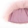 Three-layer crumb skirt, dusty pink, 17 × 19 cm