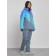 Ski costume female, size 58, blue color