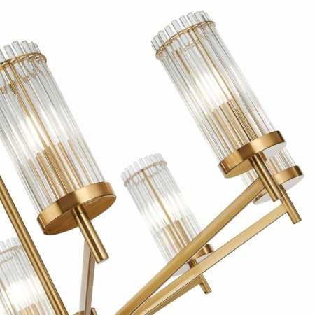 Ceiling Ceiling ST LUCE. SL1233.302.08. Bitonto. 8x60 watts, E14, 76x76x50.7 cm, brass color-5