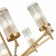 Ceiling Ceiling ST LUCE. SL1233.302.08. Bitonto. 8x60 watts, E14, 76x76x50.7 cm, brass color