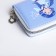 Lightning wallet, card for cards, for coins, blue color