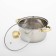 Stainless steel pan with a lid of the standard "Standard", 3 l, d = 20 cm