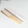Fan bamboo, textiles h = 21 cm "monocet" in a box, white