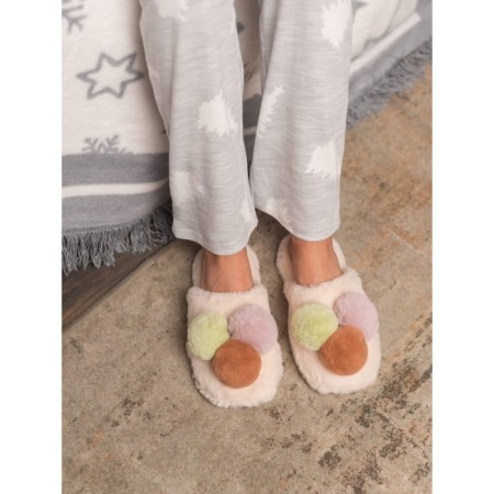 Women's slippers, size 40, pink color-1