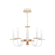 Suspended chandelier ambrella like, Modern, TR9592, 5HE14, white color, light wood