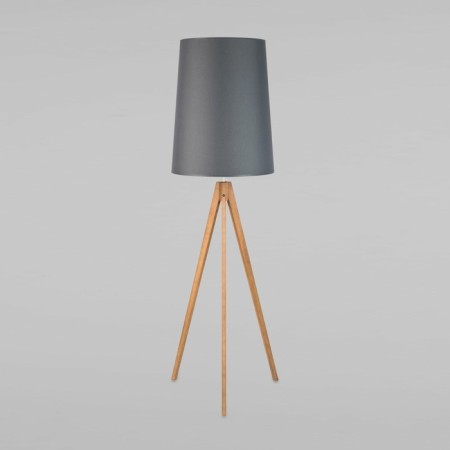 TK Lighting Walz 5046, E27, 1x60W, 600x600x1750 mm, light wood, chrome