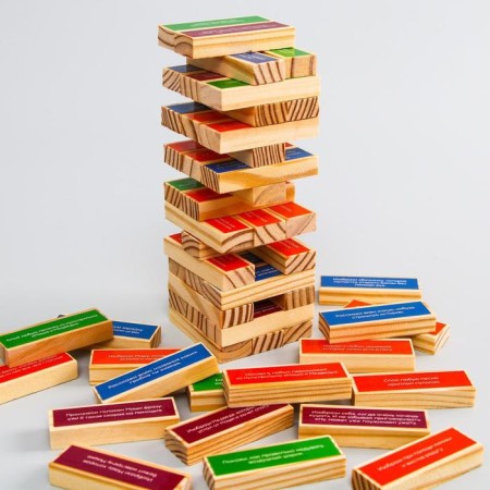The game falling tower, Masha and the bear, 54 bars-1