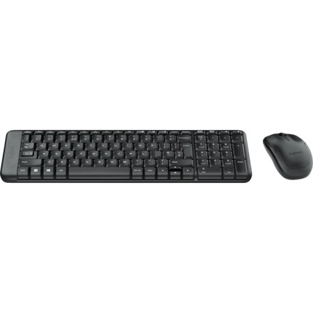 Keyboard + Logitech mk220 mouse: black mouse: black USB wireless (920-003161)-1