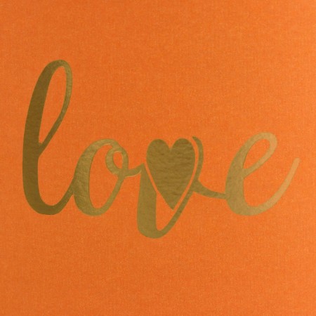 The box is round, with an embossing "love" orange 18*18*18cm-2