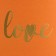 The box is round, with an embossing "love" orange 18*18*18cm
