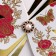 Carriage for flowers embossing white, moisture -resistant, 21.5x19cm 350g