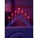 LED figure "Christmas hill" 39.5 × 33 × 5 cm, wood, 220 V, flame effect