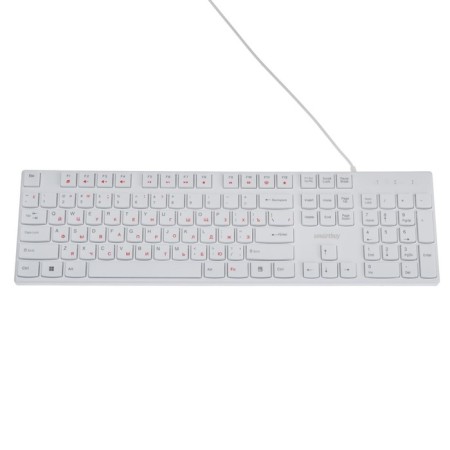 Smartbuy One 238 keyboard, wired, membrane, 104 keys, USB, white-1