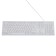 Smartbuy One 238 keyboard, wired, membrane, 104 keys, USB, white