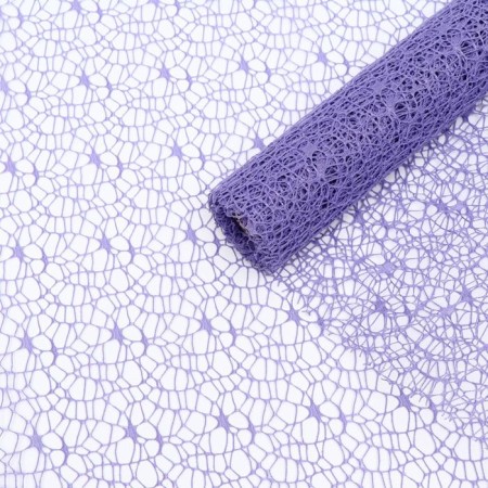 Crooster flowers mesh, lavender, 0.5 x 4.5 m