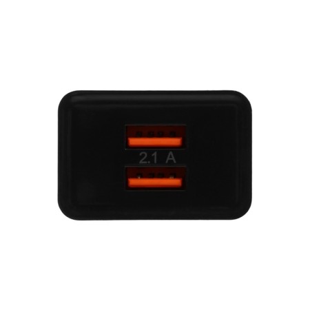 Network charger More Choice NC24M, 2.1A, Micro USB cable, black-5