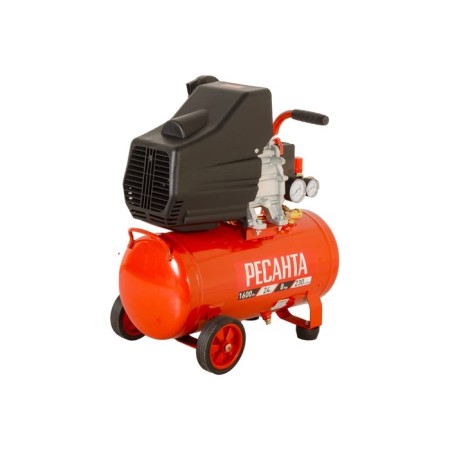 Compressor Resanta KP-24/230m, 220 V, 8 bar, 24 l, 1.6 kW, 2.1 l/s, 50 Hz-3