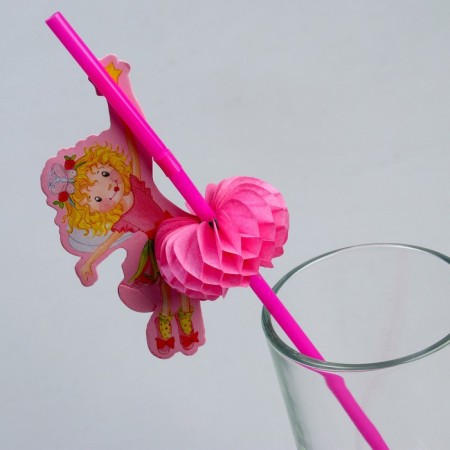 Tubes for the “girl” cocktail, plastic, 6 pieces in a set-2