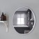 Silver mirror, wall, 80 × 4 cm