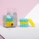Hair gum springs "Panda" 4 pcs, 4 x 6.5 x 4 cm