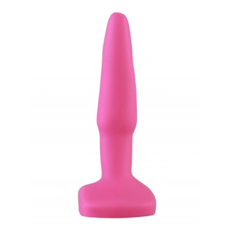 Anal stimulator jaga jaging No. 4, without vibration, 10 x 2 cm, pink