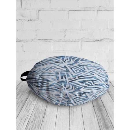 Pillow Siddle "Blood Pattern", decorative, D = 52 cm-1
