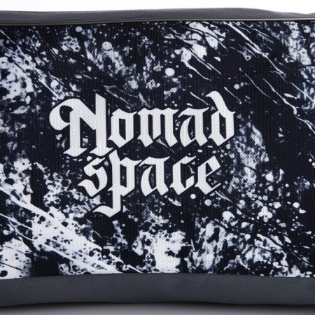 Children's sports bag for a boy Space, 40x24x21, lightning department, gray-3