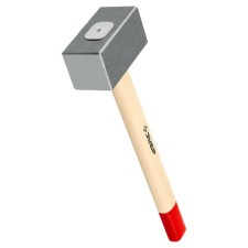 Sledgehammer forged bison 20112-4, long wooden handle 550 mm, 4 kg