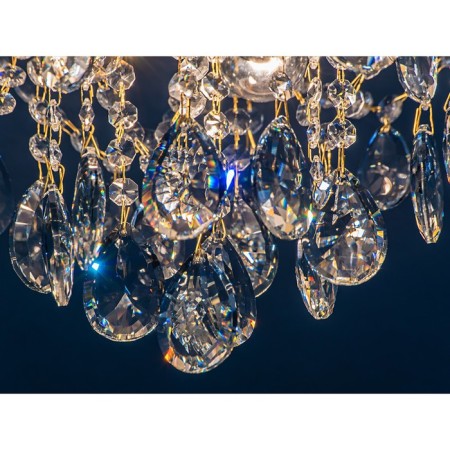 Ceiling lamp 4x60W E27, size 40x40x35 cm-5
