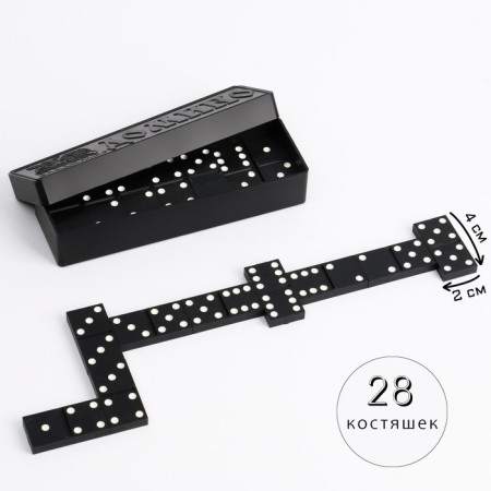 Domino "Soviet", 28 pcs, knuckles 4 x 2 cm