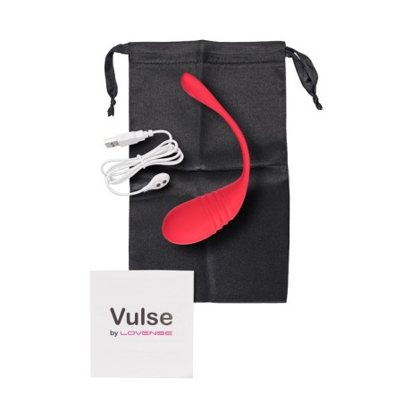 VIBROYAICO Lovense Vulse, 20.3 cm, silicone, red color-10