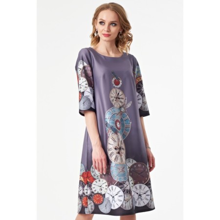 Female dress, size 46, purple color