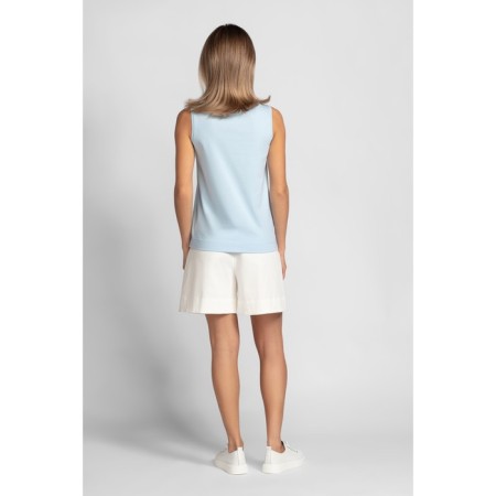 T -shirt female, size 42, blue color-1