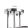 Avietta chandelier 3he27 40W chrome 58x58x26 cm Bayerlux