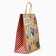 Package with the valve "New Year's Post", craft, glitter, 19.5 x 10 x 25 cm, New Year